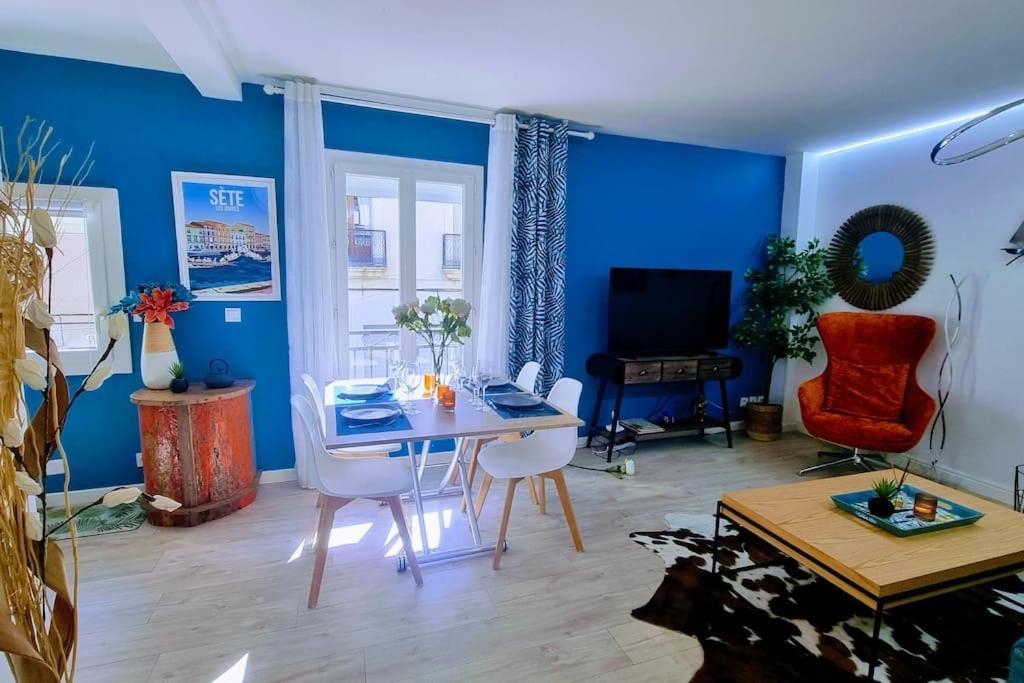 Le Clavel Superbe Deco, Centre Historique, Climatise, Parking A Proximite Leilighet Sète Eksteriør bilde