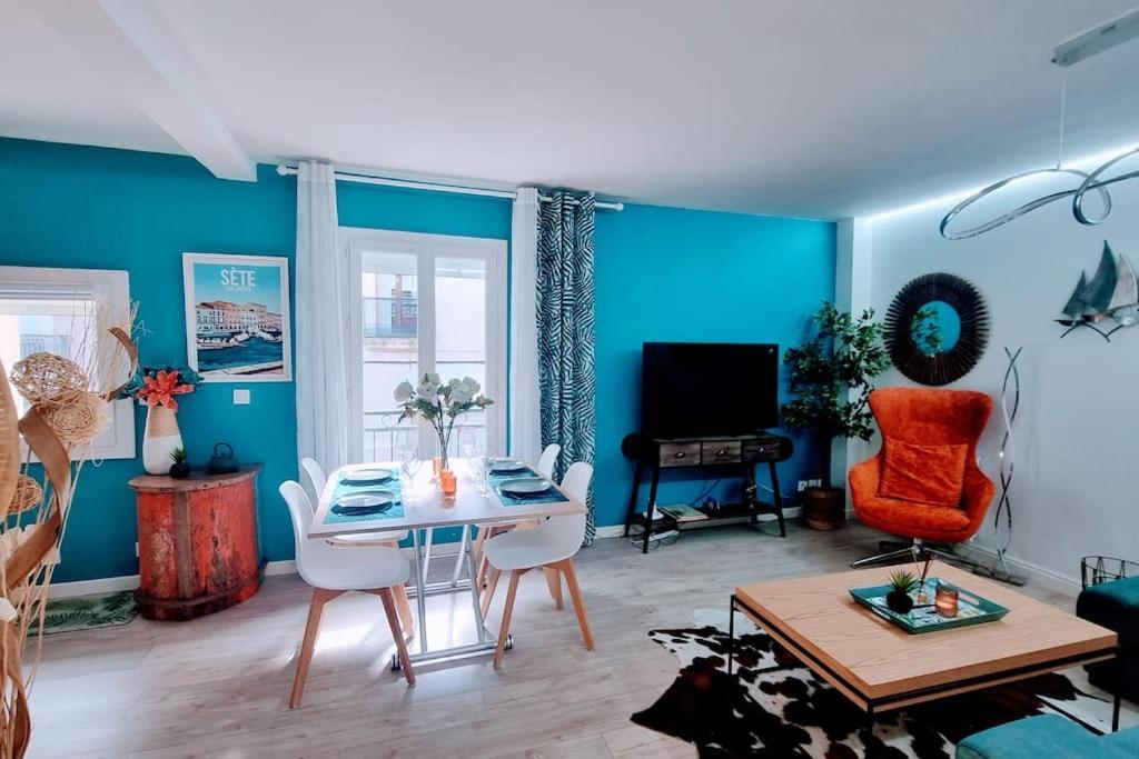Le Clavel Superbe Deco, Centre Historique, Climatise, Parking A Proximite Leilighet Sète Eksteriør bilde