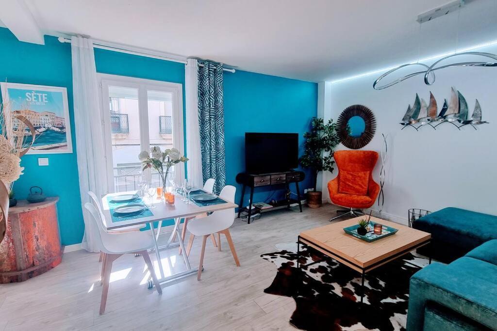 Le Clavel Superbe Deco, Centre Historique, Climatise, Parking A Proximite Leilighet Sète Eksteriør bilde